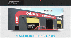 Desktop Screenshot of columbiatransmission.com